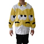 Emoji Rolling Eyes Hooded Wind Breaker (Kids)