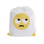 Emoji Rolling Eyes Drawstring Pouch (XL)