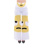 Emoji Rolling Eyes Women s Chic Palazzo Pants 