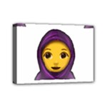 Emoji Hajib Mini Canvas 7  x 5  (Stretched)