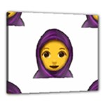 Emoji Hajib Canvas 24  x 20  (Stretched)