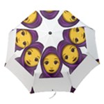 Emoji Hajib Folding Umbrella