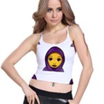 Emoji Hajib Spaghetti Strap Bra Top