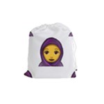 Emoji Hajib Drawstring Pouch (Medium)