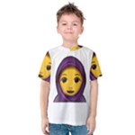 Emoji Hajib Kids  Cotton Tee