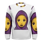 Emoji Hajib Men s Long Sleeve Tee