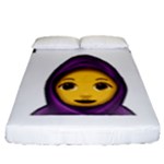 Emoji Hajib Fitted Sheet (California King Size)