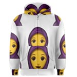 Emoji Hajib Men s Zipper Hoodie