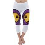 Emoji Hajib Capri Winter Leggings 