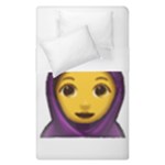 Emoji Hajib Duvet Cover Double Side (Single Size)