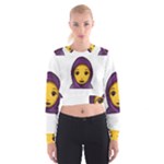 Emoji Hajib Cropped Sweatshirt