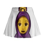 Emoji Hajib Mini Flare Skirt