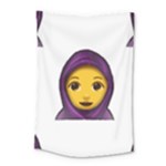 Emoji Hajib Small Tapestry