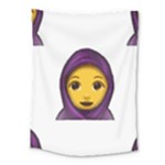 Emoji Hajib Medium Tapestry