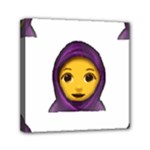 Emoji Hajib Mini Canvas 6  x 6  (Stretched)