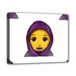 Emoji Hajib Canvas 10  x 8  (Stretched)