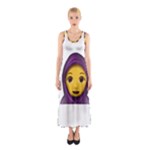 Emoji Hajib Sleeveless Maxi Dress