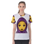 Emoji Hajib Women s Cotton Tee