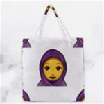 Emoji Hajib Grocery Tote Bag