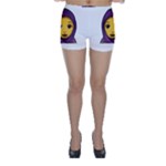 Emoji Hajib Skinny Shorts