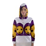 Emoji Hajib Hooded Wind Breaker (Women)