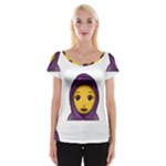 Emoji Hajib Women s Cap Sleeve Top