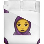 Emoji Hajib Duvet Cover (California King Size)