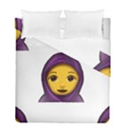 Emoji Hajib Duvet Cover Double Side (Full/ Double Size)