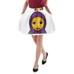 Emoji Hajib A-Line Pocket Skirt