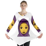 Emoji Hajib Long Sleeve Tunic 