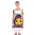 Emoji Hajib Classic Short Sleeve Midi Dress