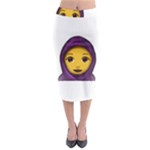 Emoji Hajib Midi Pencil Skirt