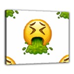 Emoji Puking Canvas 20  x 16  (Stretched)