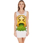 Emoji Puking Bodycon Dress