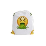 Emoji Puking Drawstring Pouch (Medium)