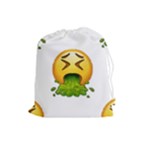 Emoji Puking Drawstring Pouch (Large)