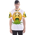 Emoji Puking Men s Sport Mesh Tee