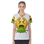 Emoji Puking Women s Cotton Tee