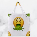 Emoji Puking Grocery Tote Bag