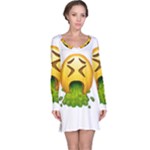 Emoji Puking Long Sleeve Nightdress