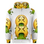 Emoji Puking Men s Zipper Hoodie