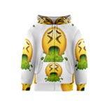 Emoji Puking Kids  Zipper Hoodie