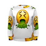 Emoji Puking Women s Sweatshirt