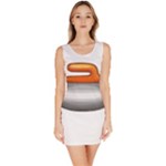 Emoji Curling Stone Bodycon Dress