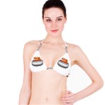 Emoji Curling Stone Bikini Top