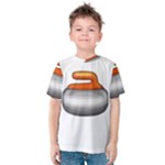 Emoji Curling Stone Kids  Cotton Tee