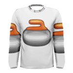 Emoji Curling Stone Men s Long Sleeve Tee