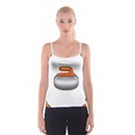 Emoji Curling Stone Spaghetti Strap Top