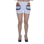 Emoji Curling Stone Skinny Shorts