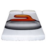 Emoji Curling Stone Fitted Sheet (King Size)